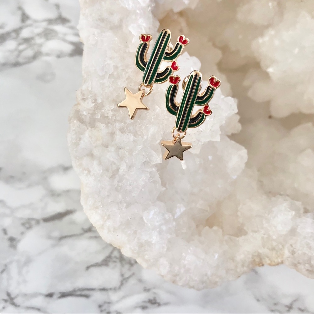 Cactus Earrings